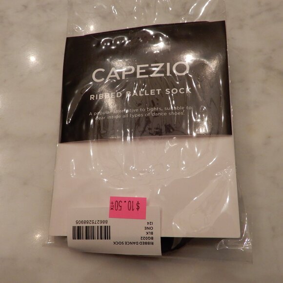 Capezio Ribbed Ballet Sock - Picture 1 of 2
